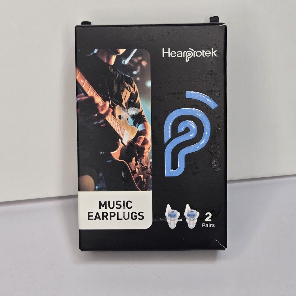 Hearprotek HP16 High Fidelity Music Earplugs 2 Pairs Concert Tinnitus Relief New